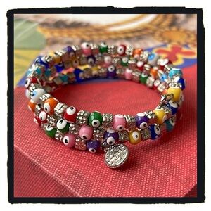 💕Protection Wire Wrap Bracelet Evil Eye💕